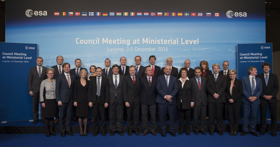 Consejo ministerial ESA. Foto ESA.