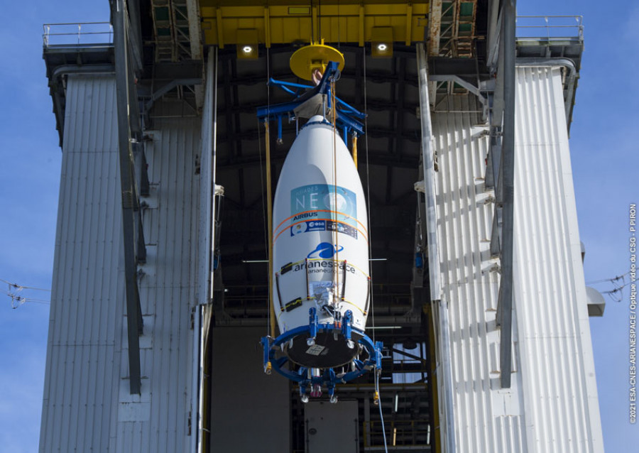 Cohete Vega. Foto Airbus.