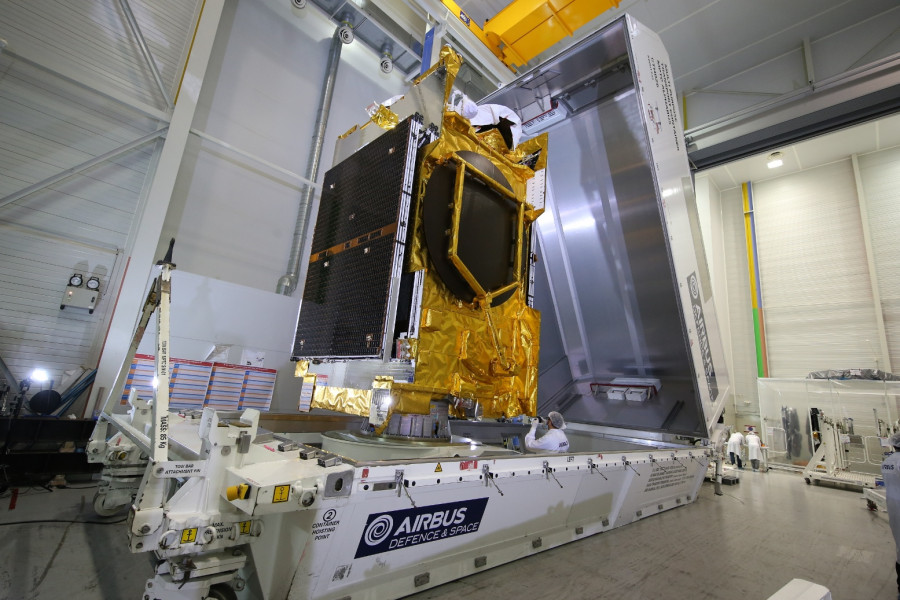 El satélite Anasis-II de Airbus. Foto Airbus