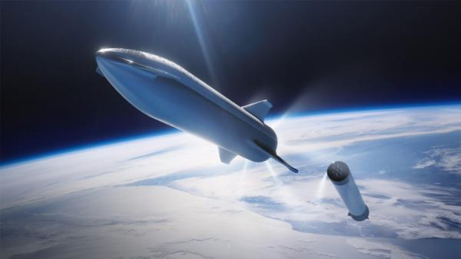 Prototipo de Starship. Foto SpaceX.