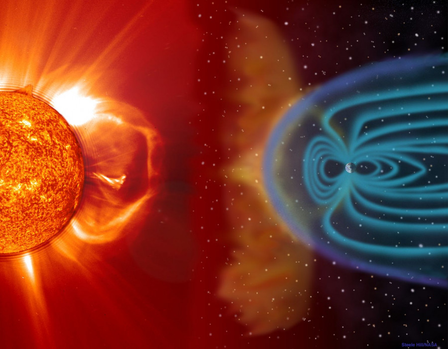 Coronal mass ejections sometimes reach out in the direction of Earth