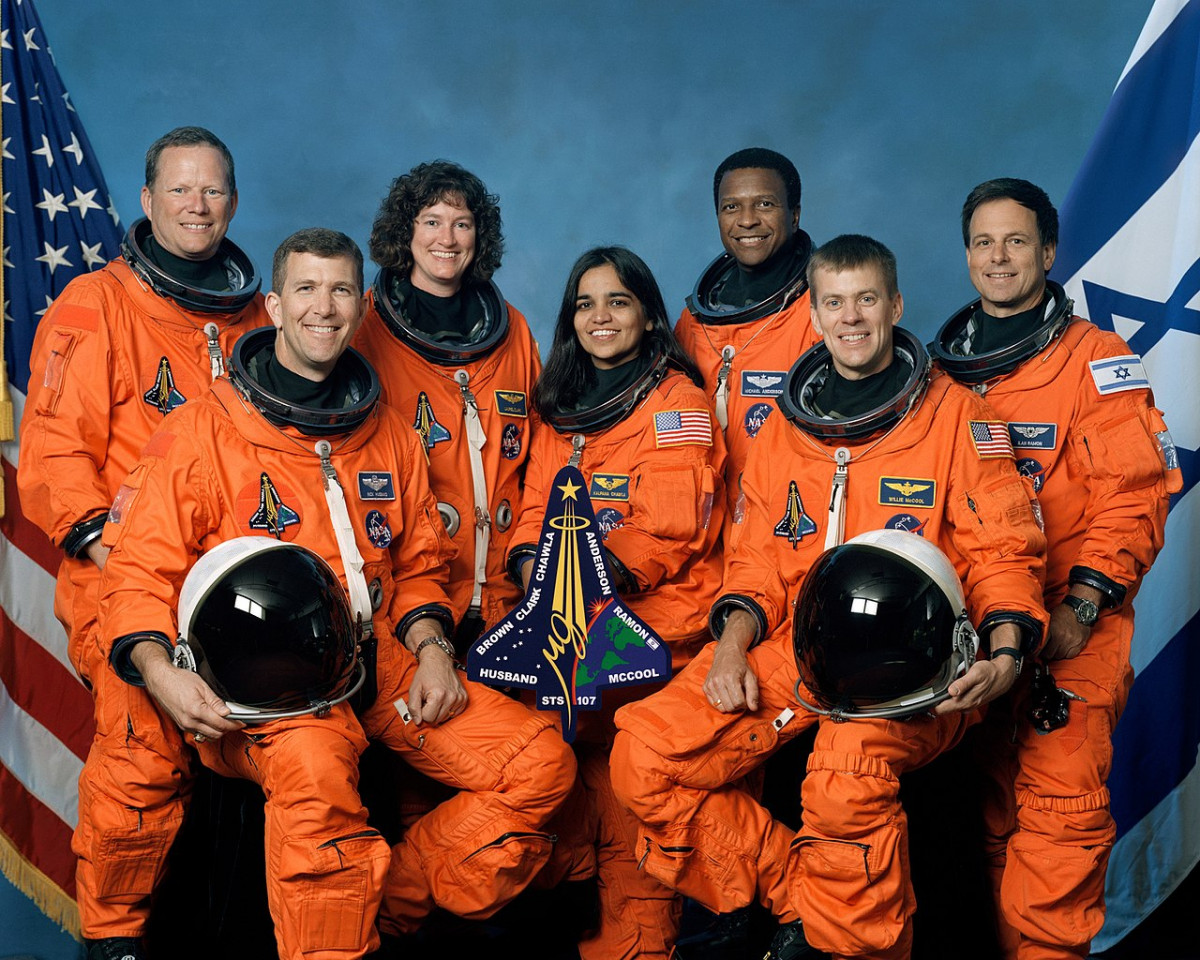 1280px Crew of STS 107, official photo