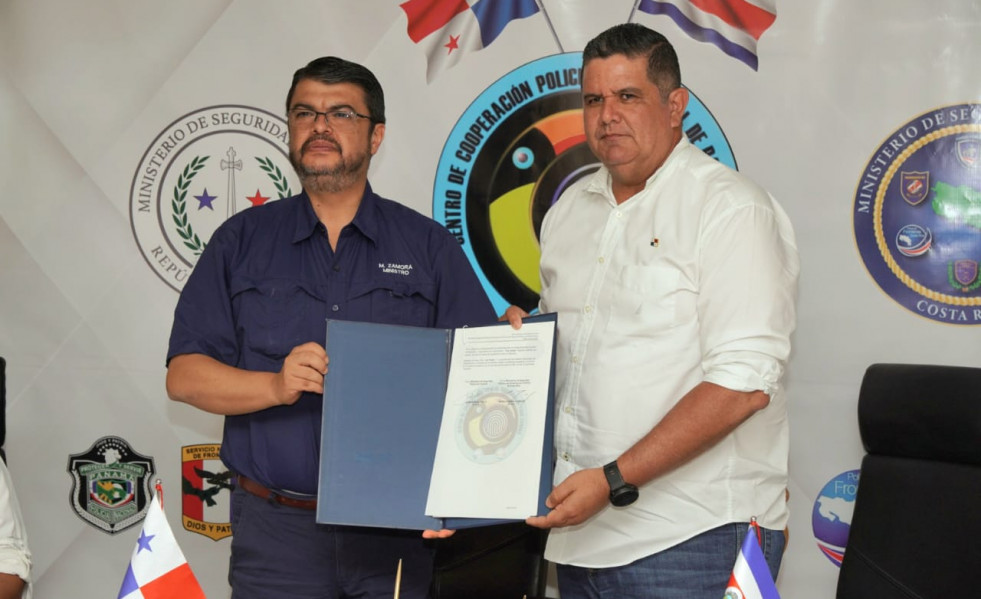 Costa Rica y Panamá acuerdan implementar nuevas herramientas tecnológicas contra el crimen organizado