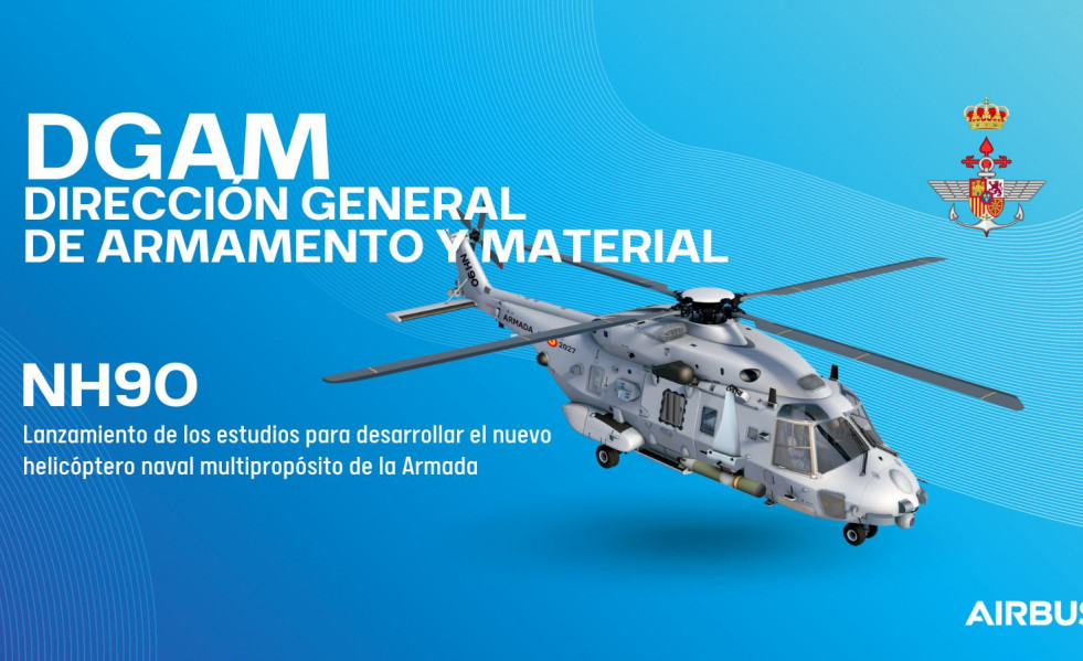 Airbus Helicopters lanza el diseño de un nuevo helicóptero naval NH90 multipropósito para la Armada