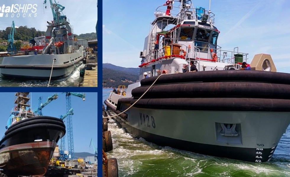 El astillero Metalships pone a punto dos nuevos remolcadores de la Armada