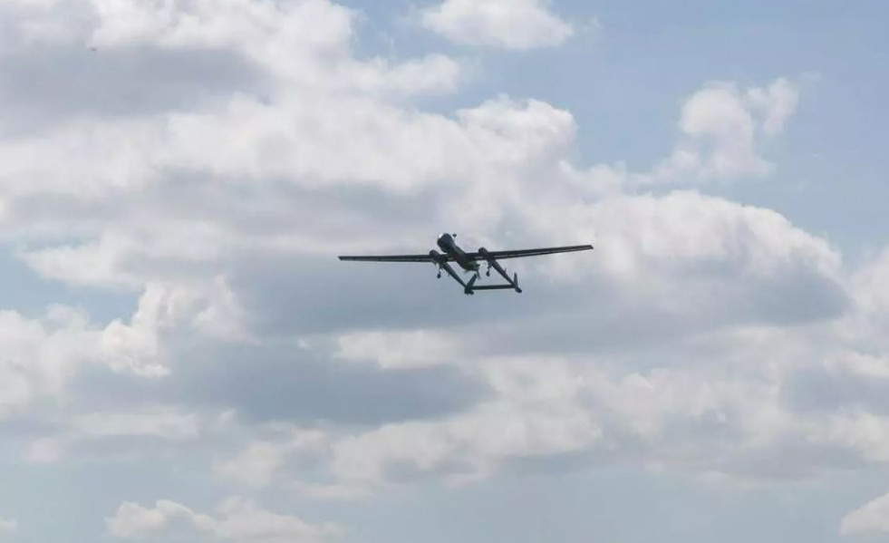 El dron German Heron TP, desarrollado conjuntamente por Israel y Alemania, realiza su debut en Europa