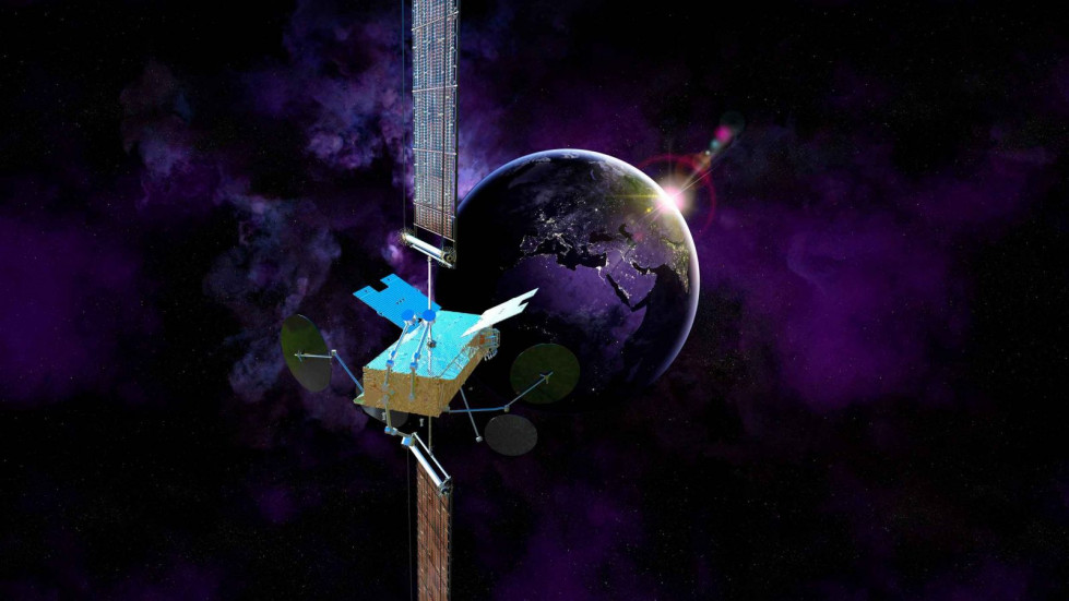 Ilustración del satélite. Fuente SES