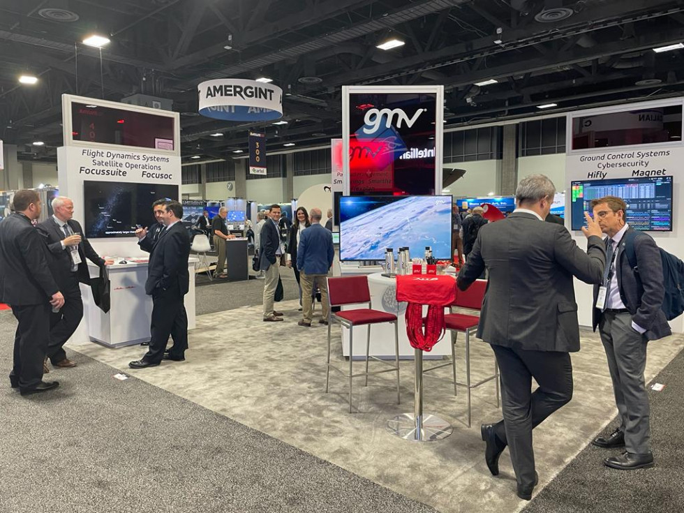 Stand de GMV en la Washington Satellite 2022
