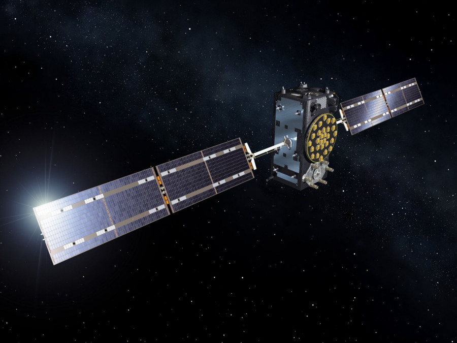 Satélite de Galileo. Foto ESA-Pierre Carril, 2014.