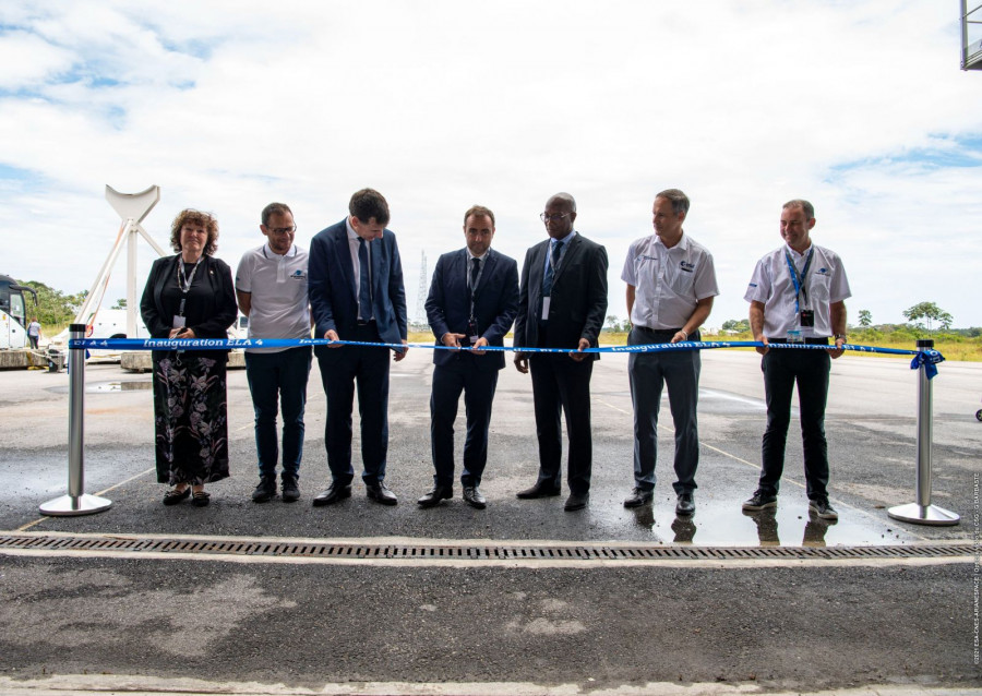Inauguración en Kurú. Foto ESA.