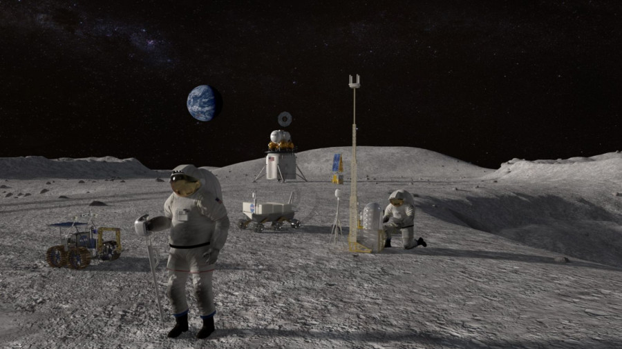 Lunar artemis mission lasvegas spectrometer