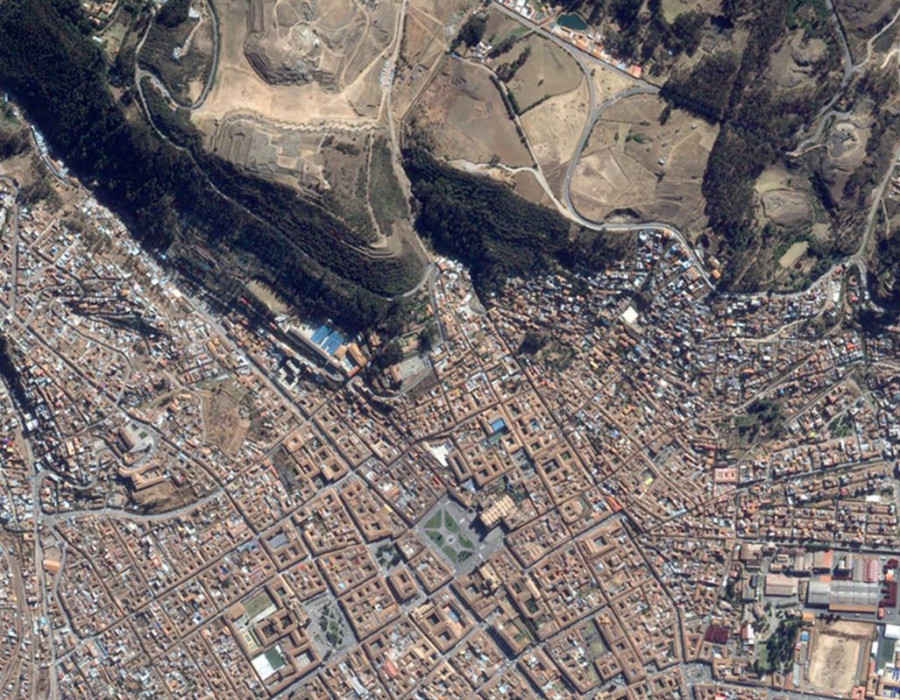 Imagen satelital del PeruSAT-1. Foto Airbus DS.