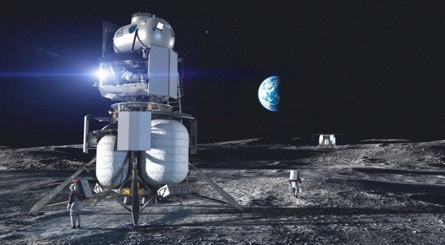 Propuesta de HLS de Blue Origin. Foto Blue Origin.