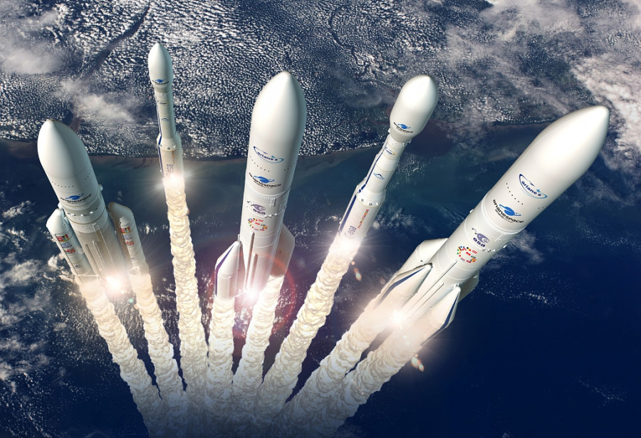 Nueva generación de cohetes europeos. Foto ESA.