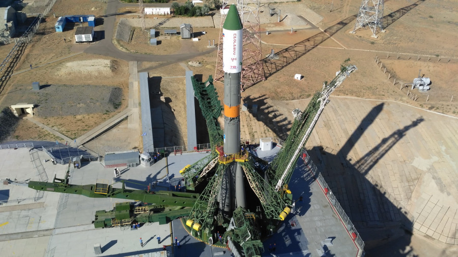 Un Soyuz de Roscosmos.