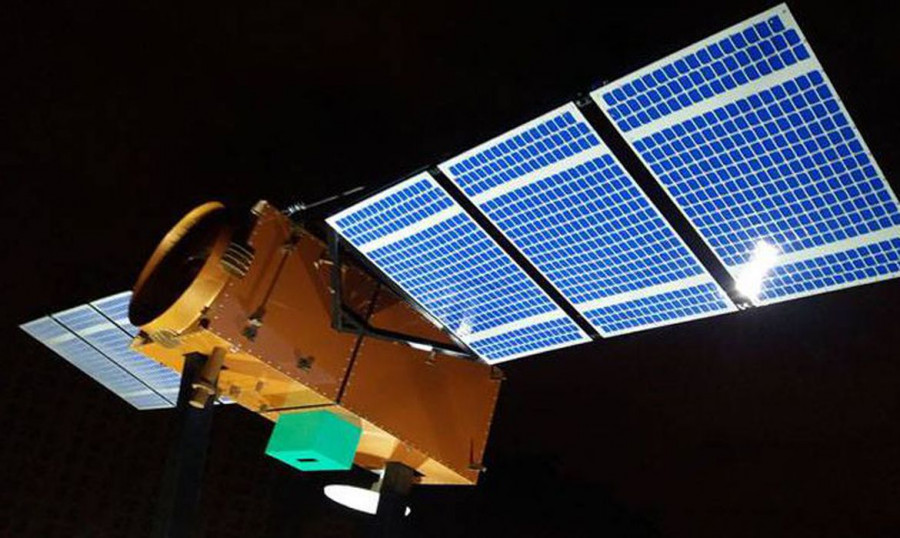 Ilustración del satélite brasileño Amazonía-1. Foto AEB