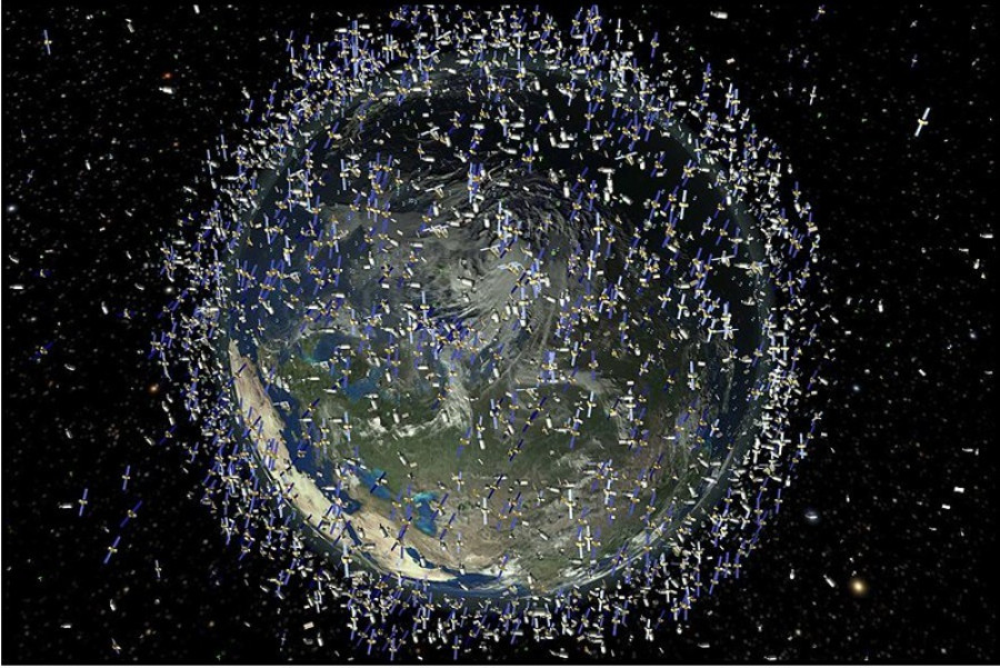 Basura espacial.