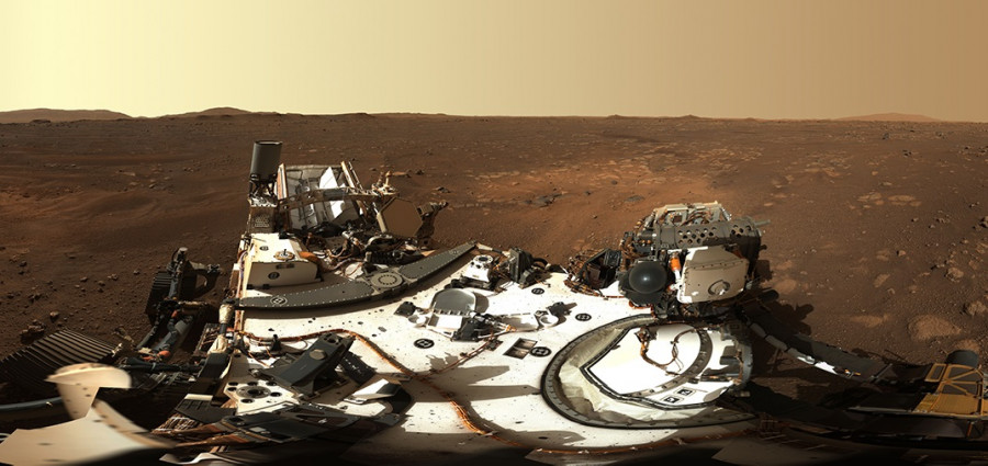 Foto de Marte desde Perseverance. Foto NASA.