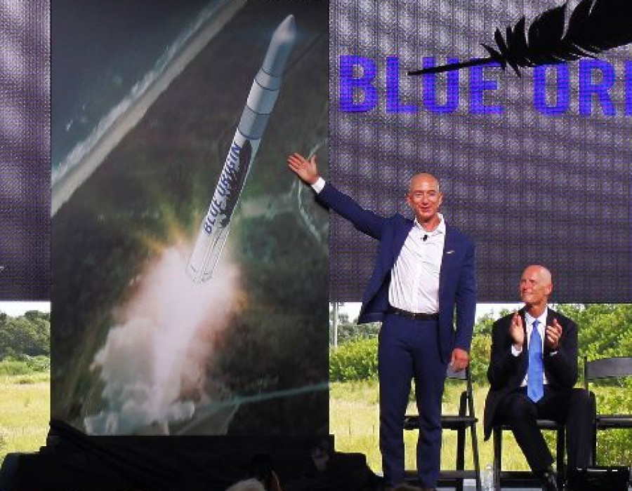 Jeff Bezos. Foto Blue Origin.