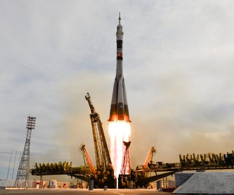 Soyuz. Foto Arianespace.