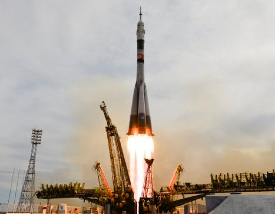 Soyuz. Foto Arianespace.