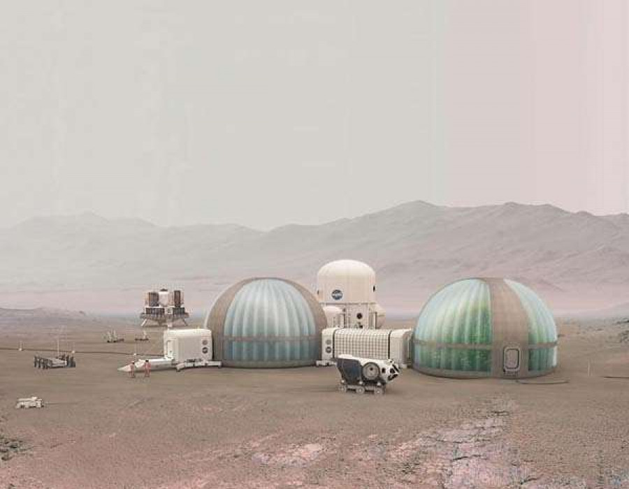 Misión simulada a Marte. Foto NASA