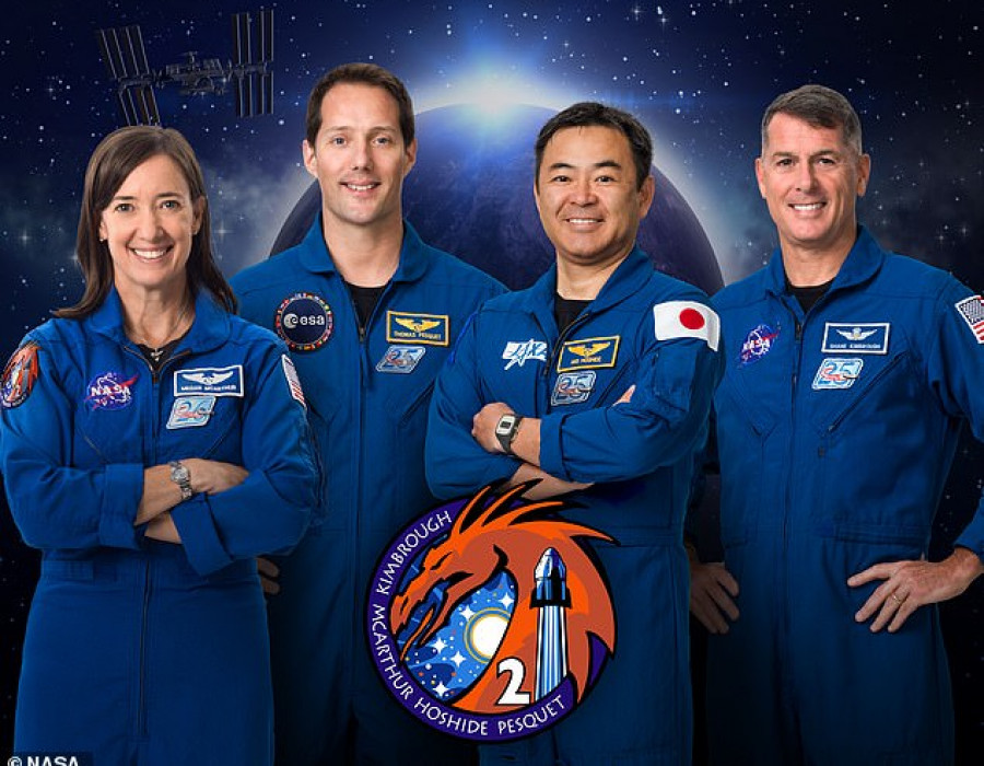 Misión Crew-2. Foto NASA.