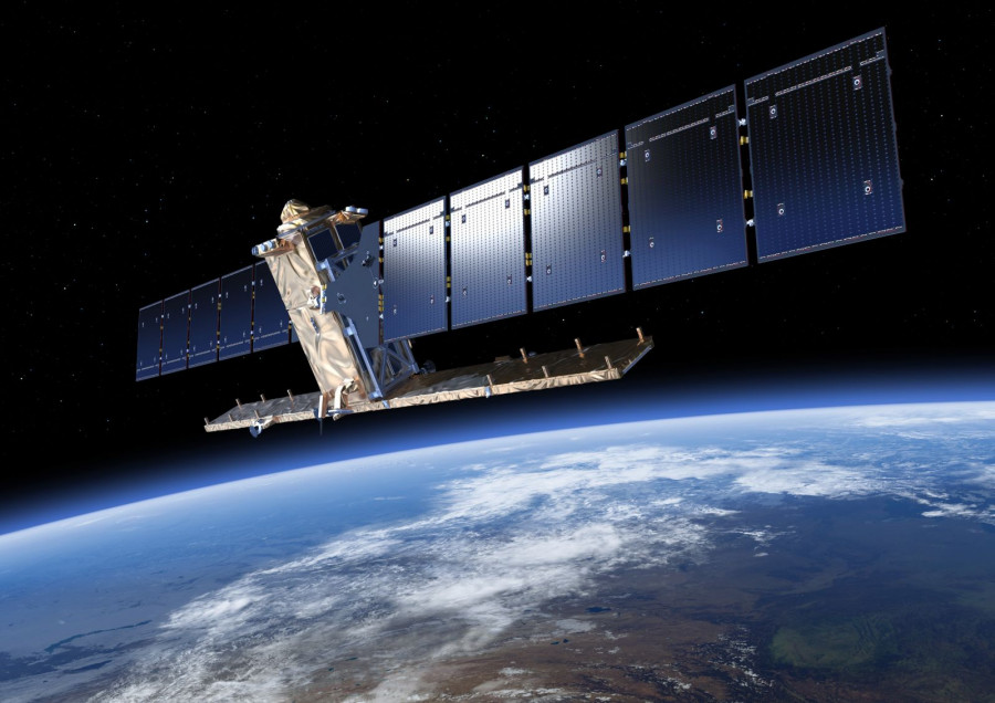 Sistema Sentinel-1B. Foto ESA.