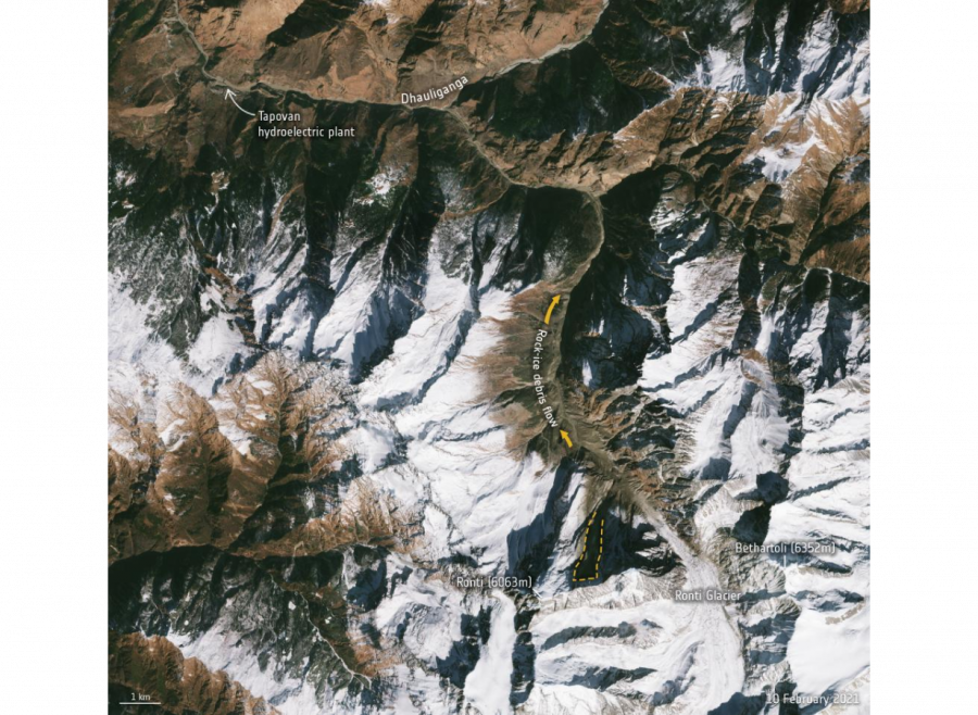 Imagen satelital. Foto ESA.