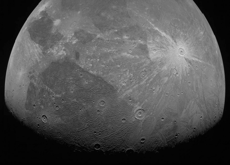 Ganímedes. Foto NASA.