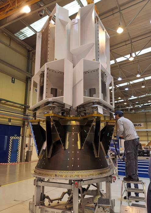 Dispensador de la misión Ceres. Foto Airbus DS.