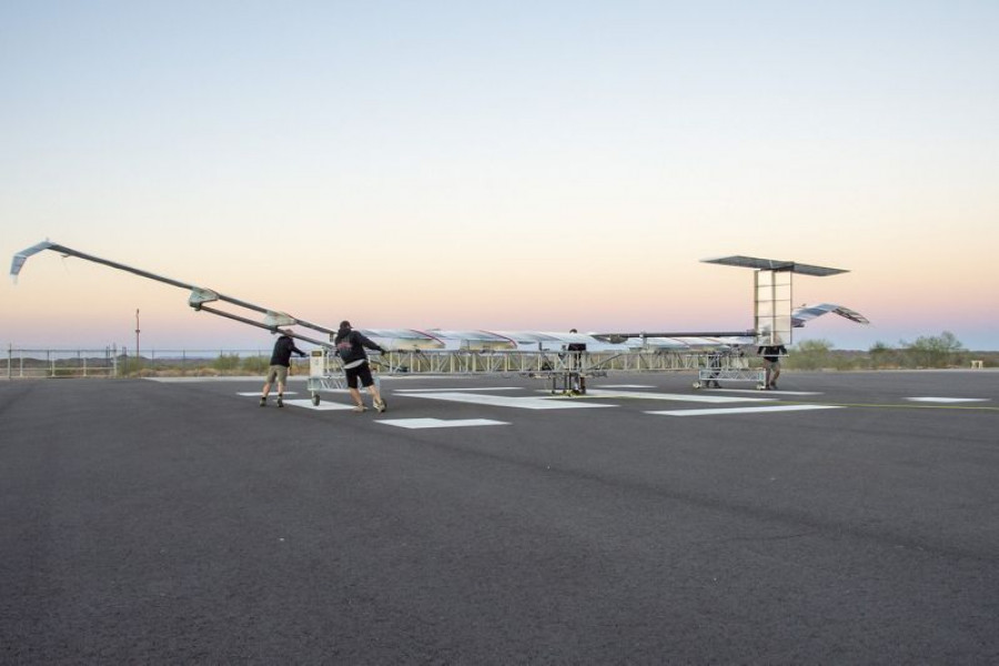 La aeronave no tripulada Zephyr. Foto Airbus