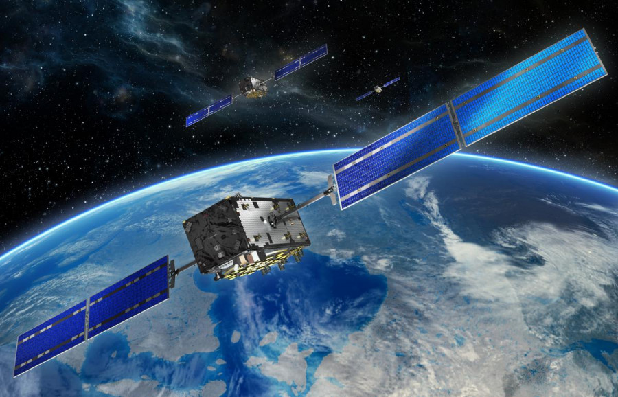 Satélite Galileo. Foto ESA.