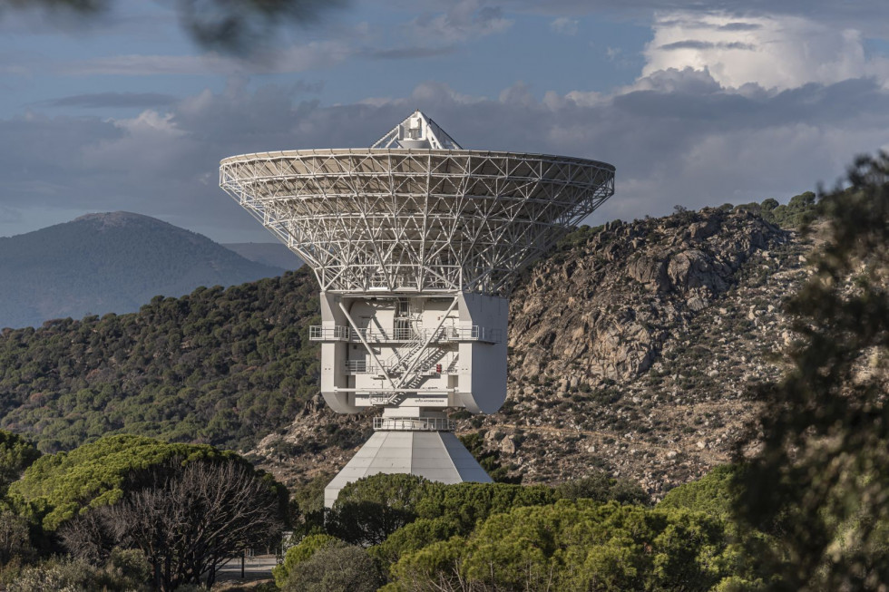 Estación del espacio profundo. Foto ESA.