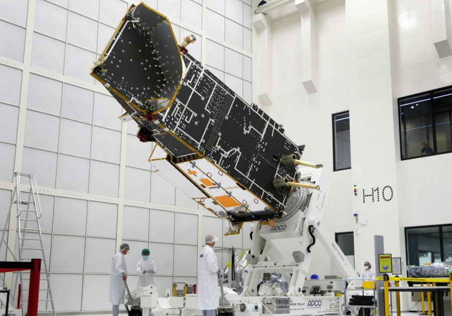 Satélite MetOp en Alemania. Foto Airbus DS.