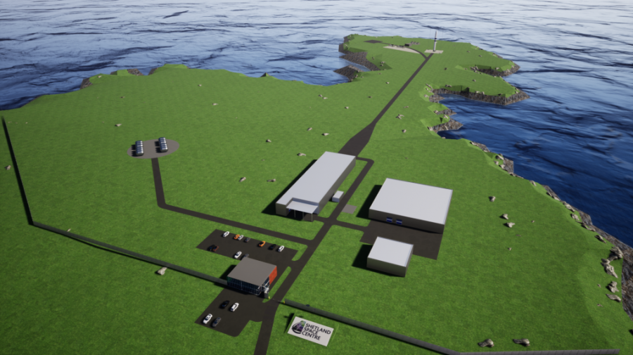 Shetland Space Center. Foto SSC.