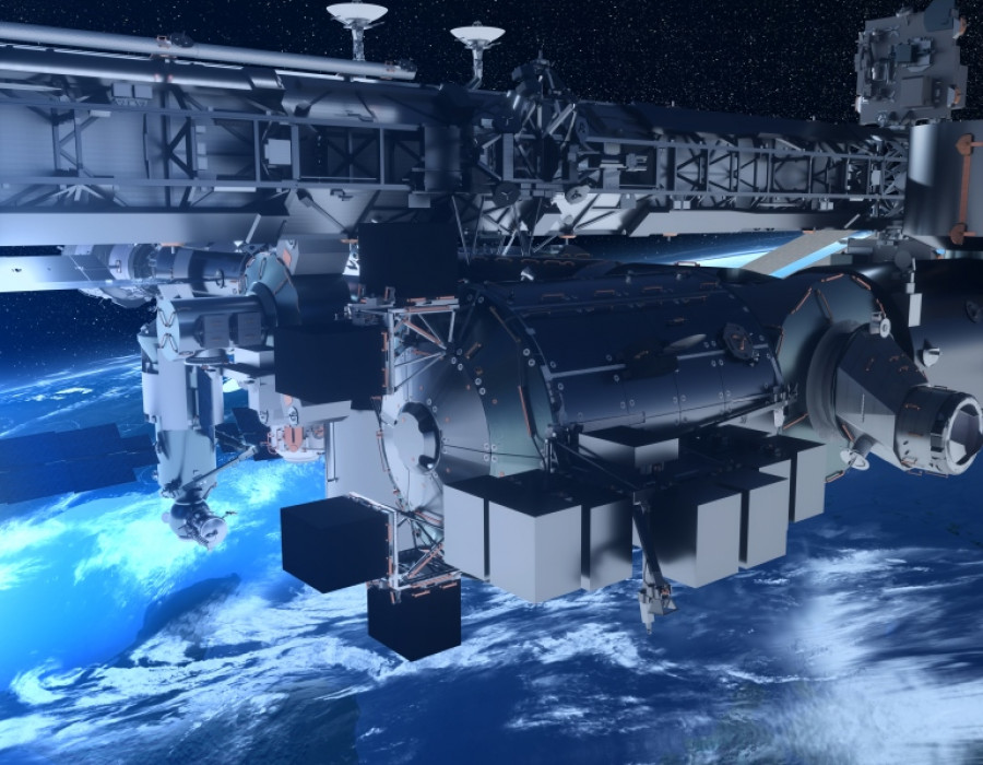La plataforma Bartolomeo en la ISS. Foto Airbus
