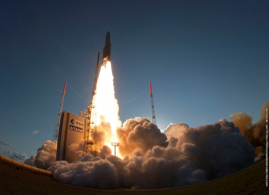 Lanzamiento de Arianespace. Foto Archivo