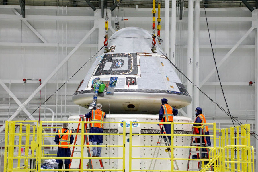 Nave espacial Starliner. Foto Boeing