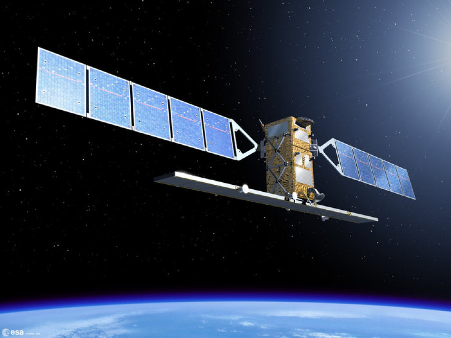 Satélite Sentinel-1 de Copernicus. Foto ESA