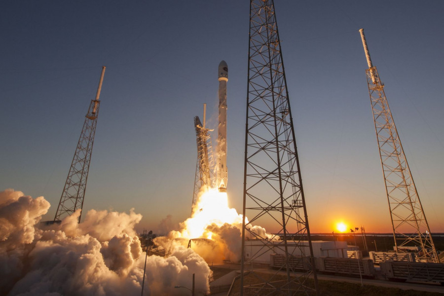 Cohete Falcon 9 de SpaceX. Foto SpaceX