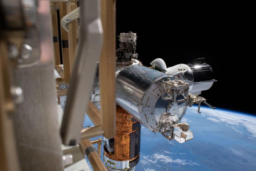 Plataforma Bartolomeo de Airbus en la ISS. Foto Airbus