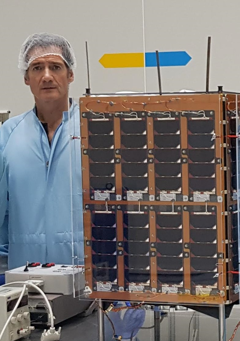 El director del proyecto UPMSat-2, Gustavo Alonso. Foto UPM