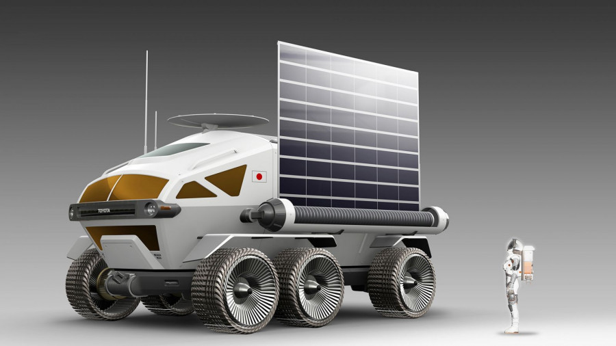 El futuro vehículo explorador de JAXA y Toyota. Foto JAXA