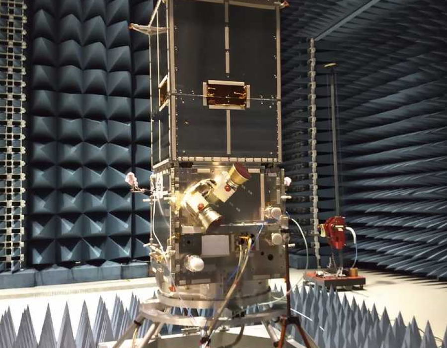Satélite Amazonia-1. Foto Ministerio de Ciencia de Brasil