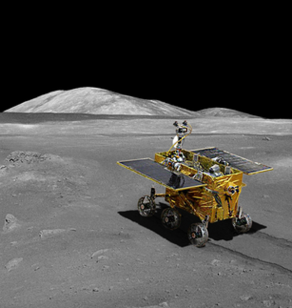 Rover en la Luna. Foto CASC.