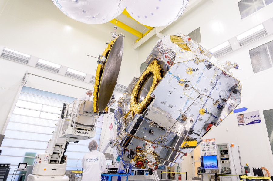 Satélite Konnect. Foto Thales.