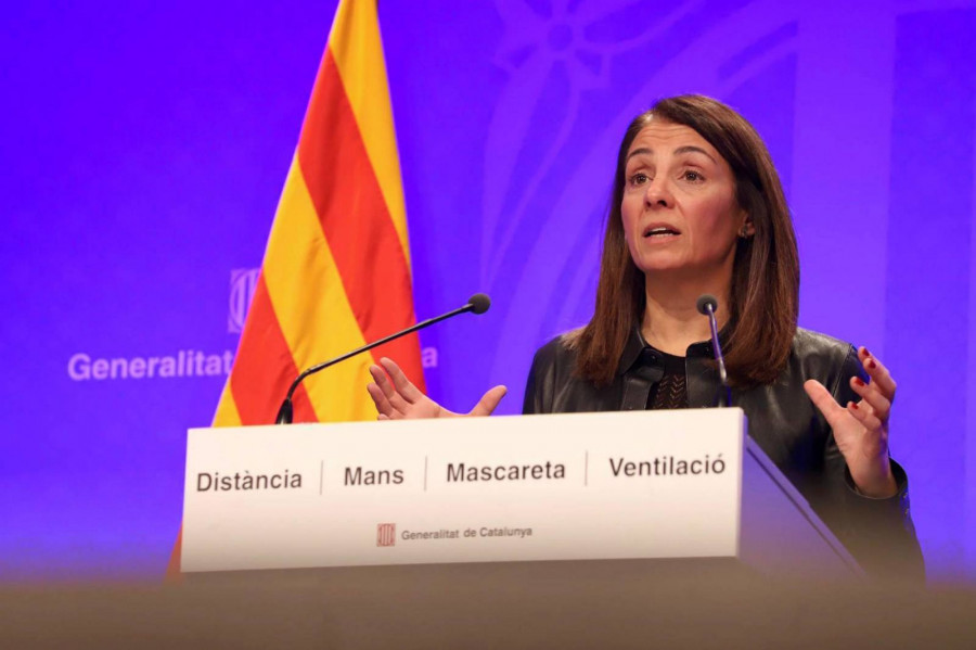 La portavoz del Govern de Cataluña, Meritxell Budó. Foto Generalitat de Catalunya
