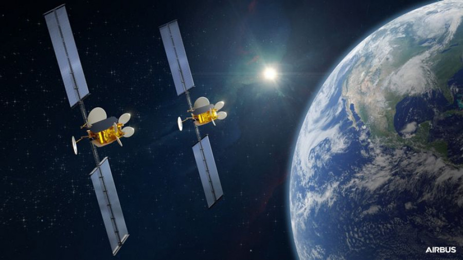 Ilustración de los futuros satélites OneSat para Intelsat. Foto Airbus