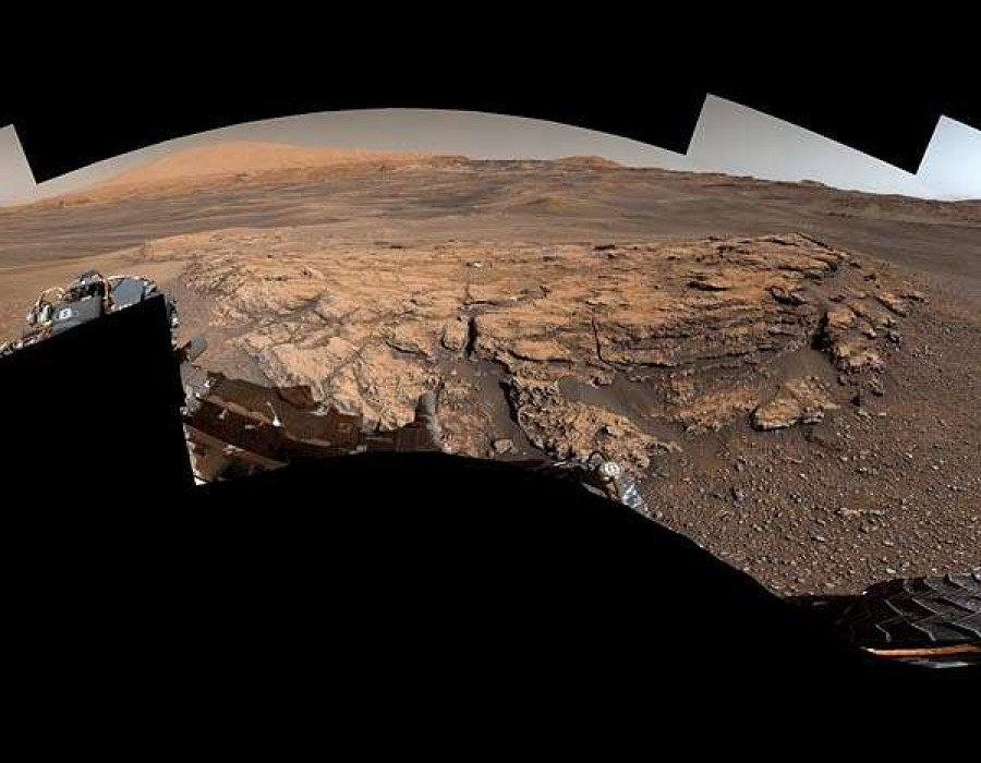 Imágenes del Curiosity en Marte. Foto NASA.